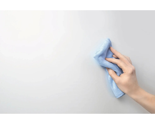 Reinigung einer Oberfläche mit einem Reinigungstuch