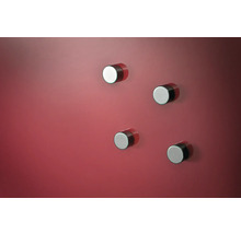 Quatre aimants cylindriques