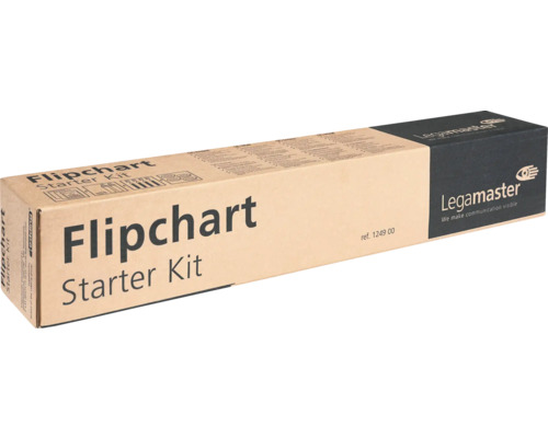Legamaster Flipchart Starter Kit in der Verpackung
