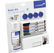 Legamaster Basis-Kit für Whiteboards mit Markern, Reiniger und Zubehör