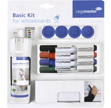 Legamaster Basis-Set für Whiteboards mit Markern, Reiniger, Magneten und Schwamm