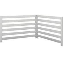 Rankgitter Biohort 2 Stück für L-Form Gr. L150 silber-metallic