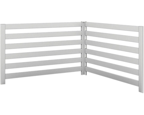Rankgitter Biohort 2 Stück für L-Form Gr. L150 silber-metallic