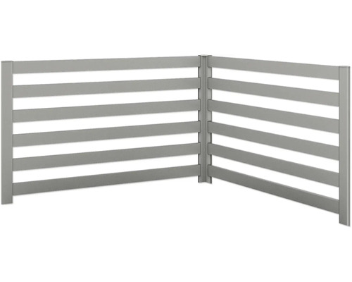Rankgitter Biohort 2 Stück für L-Form Gr. L150 quarzgrau-metallic