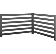 Rankgitter Biohort 2 Stück für L-Form Gr. L150 dunkelgrau-metallic
