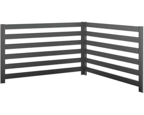 Rankgitter Biohort 2 Stück für L-Form Gr. L150 dunkelgrau-metallic