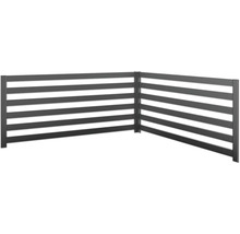 Rankgitter Biohort 2 Stück für L-Form Gr. L200/L2x1 dunkelgrau-metallic