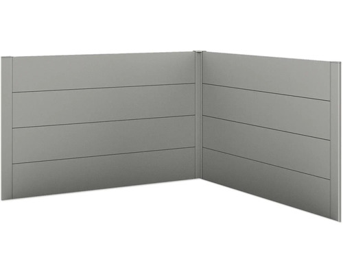 Sichtschutz Biohort für Belvedere L-Form 2 Stück L150 quarzgrau-metallic Sichtschutz Biohort für Belvedere L-Form 2 Stück L150 quarzgrau-metallic
