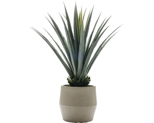 Künstliche Agave in einem Topf