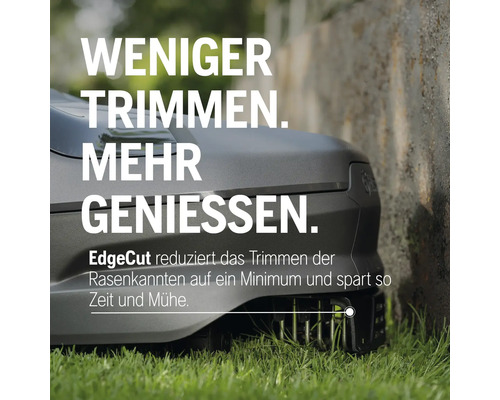Mähroboter mit EdgeCut Funktion für weniger Kantentrimmen