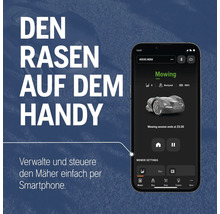 Rasenmäher Steuerung per Smartphone App.