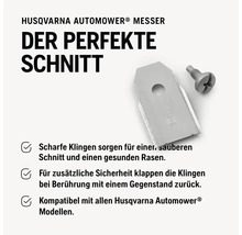 Husqvarna Automower Messer mit Schraube für Rasenmähroboter