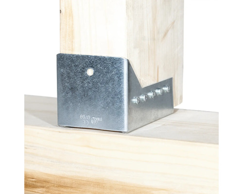 Support de poteau en métal pour construction en bois