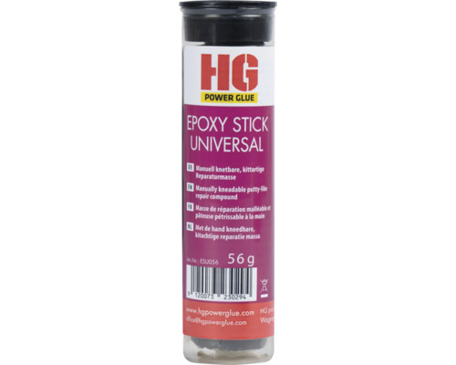 HG Power Glue Epoxy Stick Universal, 56 Gramm