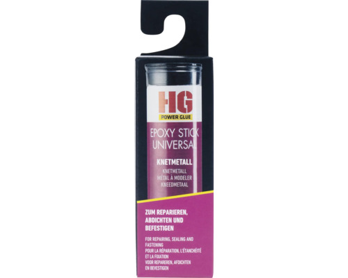 HG Power Glue Epoxy Stick Universal Knetmetall zum Reparieren, Abdichten und Befestigen