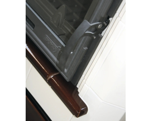 Detailansicht eines Kaminofens mit Sichtfenster