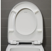 Abattant de WC blanc avec logo Duravit