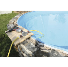 Piscine avec pompe de perceuse pour vider l''eau