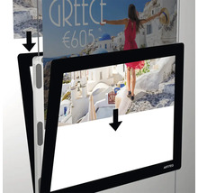 Artiteq rail de serrage pour suspension d''images avec motif