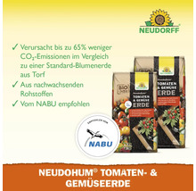 Terreau pour tomates et légumes Neudorff NeudoHum en emballages de 20 et 40 litres