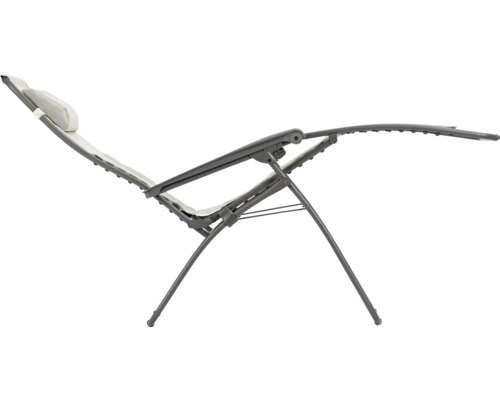 Gartensessel mit verstellbarer Rückenlehne und Kopfstütze