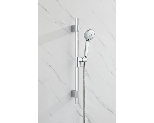 Duschstange mit Handbrause und Brauseschlauch