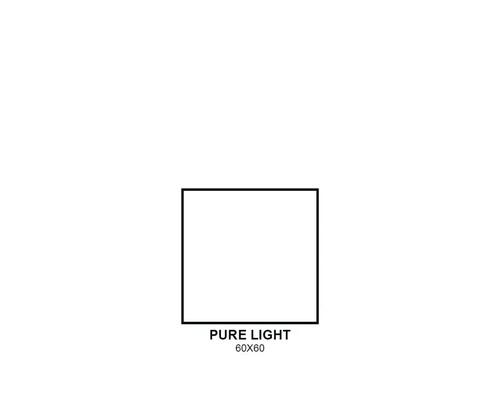 Carreau carré Pure Light 60x60