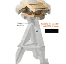 Vogelhaus mit optionalem Ständer erhältlich