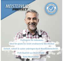 Meistervlies Protect Vliestapete mit Gütesiegel.