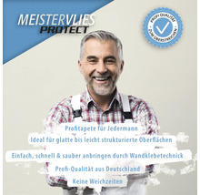 Meistervlies Protect Vliestapete mit Profi Qualität Siegel