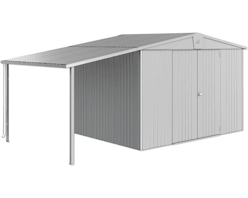 Metall Gerätehaus mit Anbau