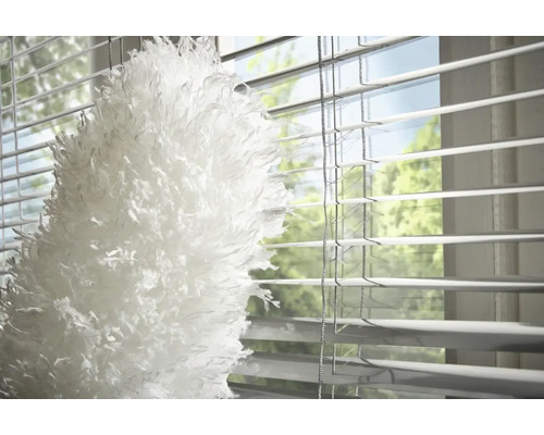 Staubwedel mit Fensterjalousien