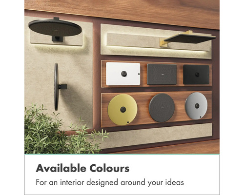 Auswahl an Duschköpfen in verschiedenen Ausführungen für das Badezimmer