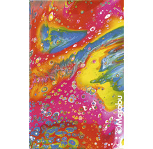 Peinture abstraite avec des gouttes de couleur