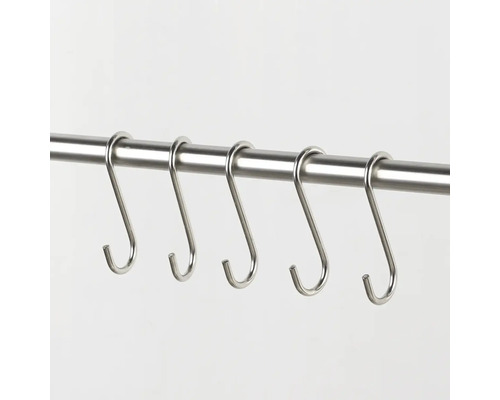 Metallstange mit S-Haken zum Aufhängen