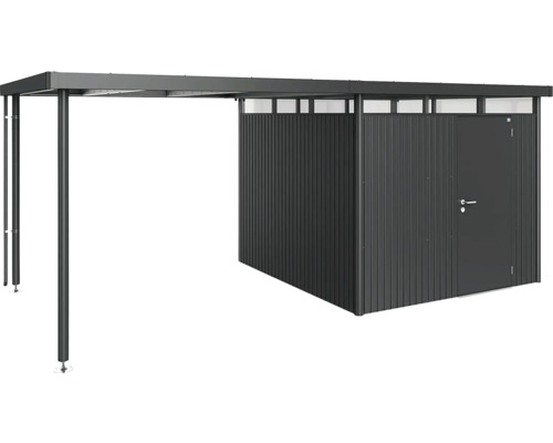 Metallcarport mit Geräteraum