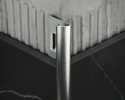 Profilé de carreaux en acier inoxydable pour la finition des bords