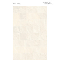 Narvik Fliesen, weiße Keramikfliesen, 60x60 cm