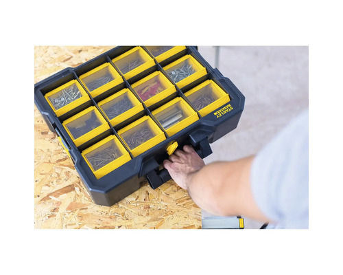 Boîte de rangement Stanley Fatmax avec clous et vis