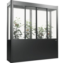 Hochbeet mit Überdachung aus Polycarbonatplatten für den Garten