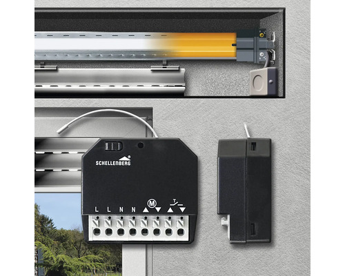 Schellenberg Rollladensteuerung und Rollladenmotor im Detail