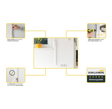 Exemples d'installation du guide-câble Schellenberg