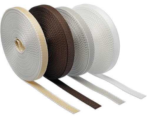 Rouleaux avec bande textile