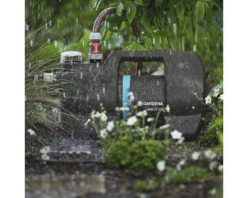 Gardena 4600 Silent Hauswasserwerk im Garten