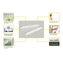 Schellenberg Aérateur de fenêtre universel, détails du produit pour le montage sur le cadre de fenêtre