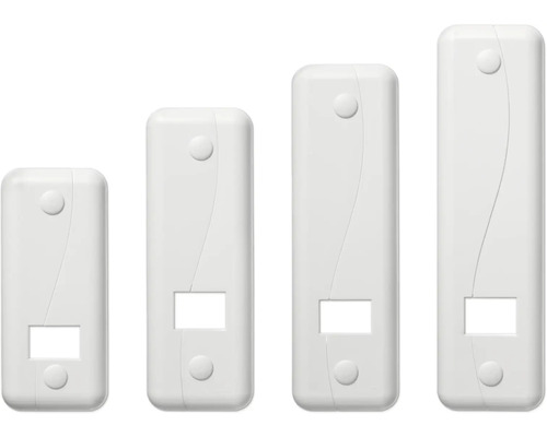 Quatre rosettes de poignée de fenêtre de différentes tailles