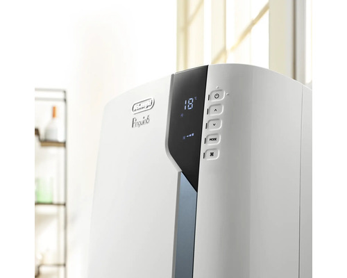 Climatiseur DeLonghi Pinguino avec affichage numérique
