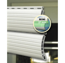 Detailaufnahme Rolladenprofil Mini mit 37 Millimeter Lamellenhöhe