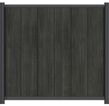 Clôture de jardin en composite avec cadre