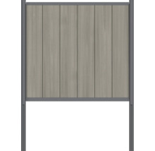 Gartenzaun aus Holz mit Rahmen